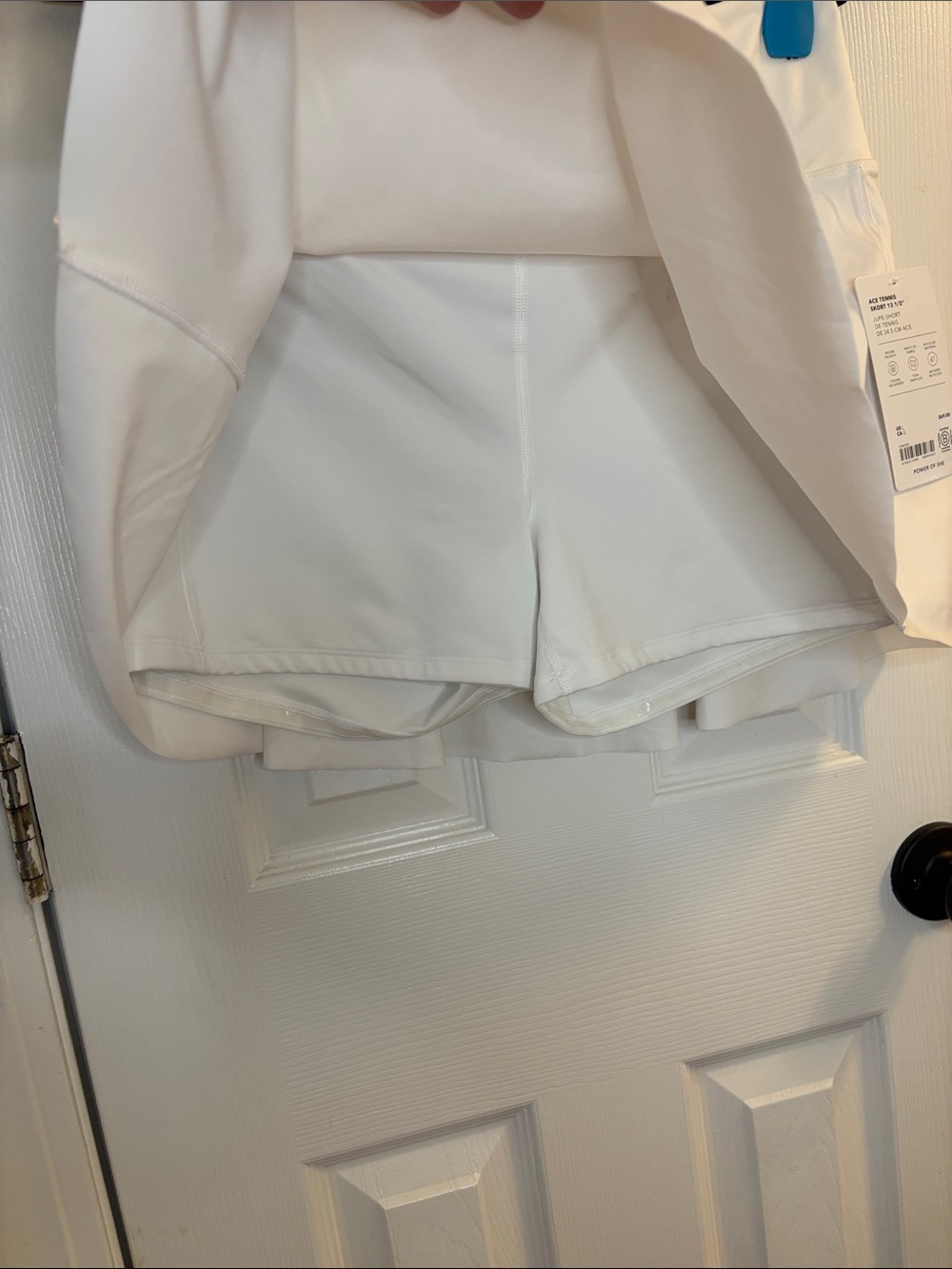 Athleta White Flared Tennis Skort - Picture 2 of 4